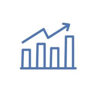 Growth chart representing player development insights