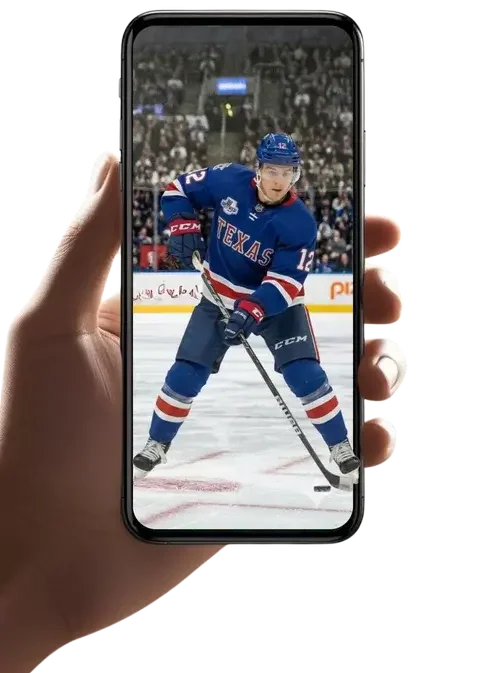 Ice hockey analysis on a handheld smartphone