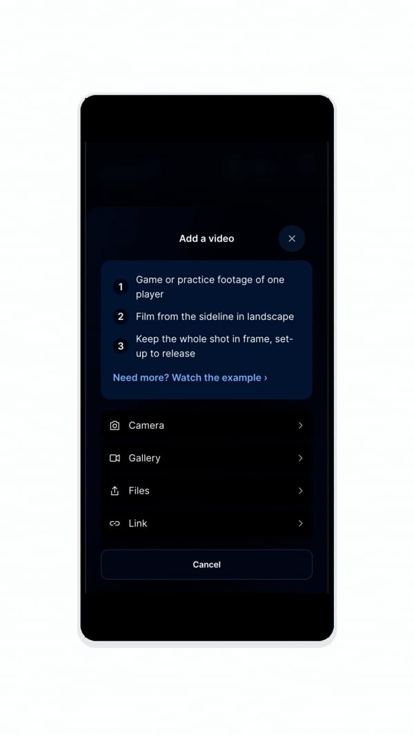 GameRun mobile app demo